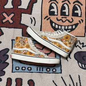 Hightop Flowral Vintage Vans